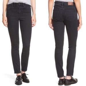 Madewell skinny High rise black jeans